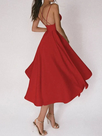Macarena® | Elegant Dress With V-Neck And Straps