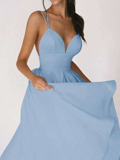 Macarena® | Elegant Dress With V-Neck And Straps
