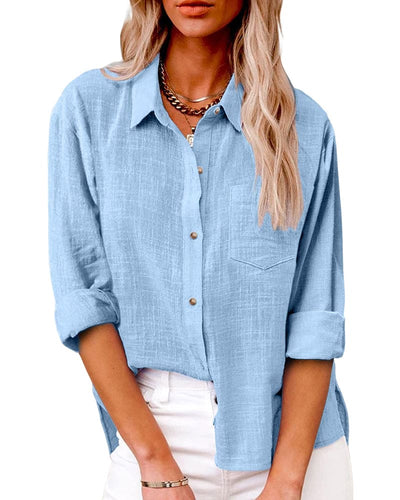 Madison® | Chic Long-Sleeved Button-Down Blouse