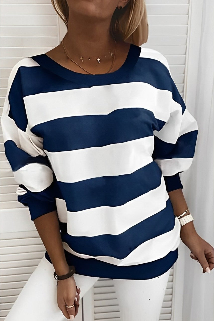 Hana® | Loose, striped shirt