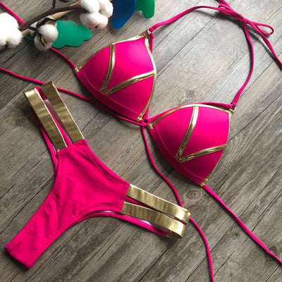 Brastias® | Bikini With Bronze Sides