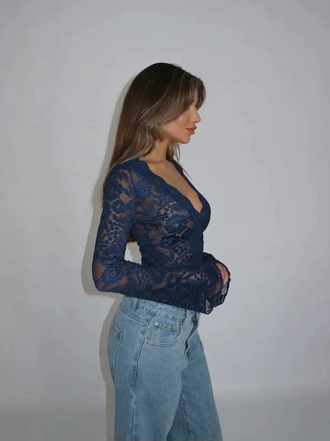 Vittoria® | Modern Fashion Lace Top Blouse