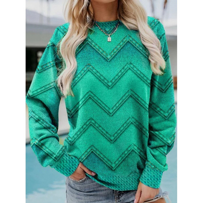 Katia® | Geometric casual sweatshirt