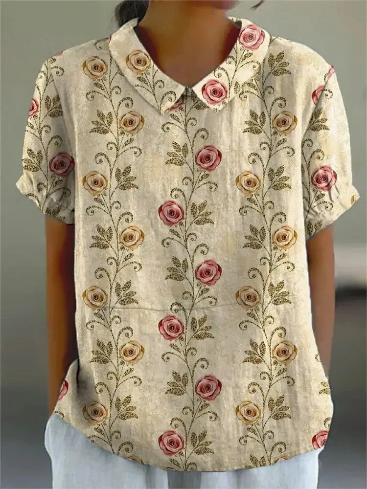 Asta® | Blouse With Flowers