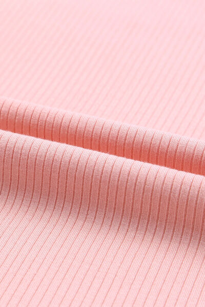 Angeline's® | Ruffled blouse with a round neckline and cap sleeves