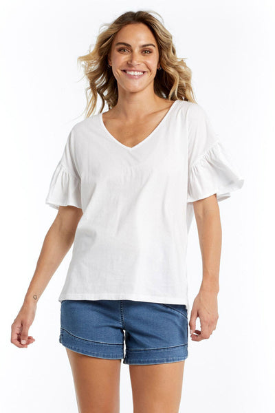 Afra® | Women'S Feminine Ruffle Shirt Graceful