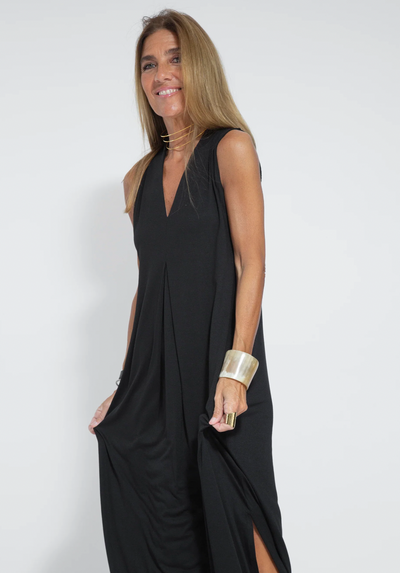 Mabel® | Long Slimming Dress And Vest Set