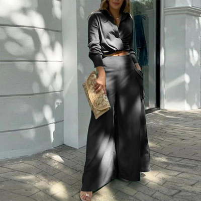Broznick® | Casual Trendy Chic Set [Blouse+Pants]