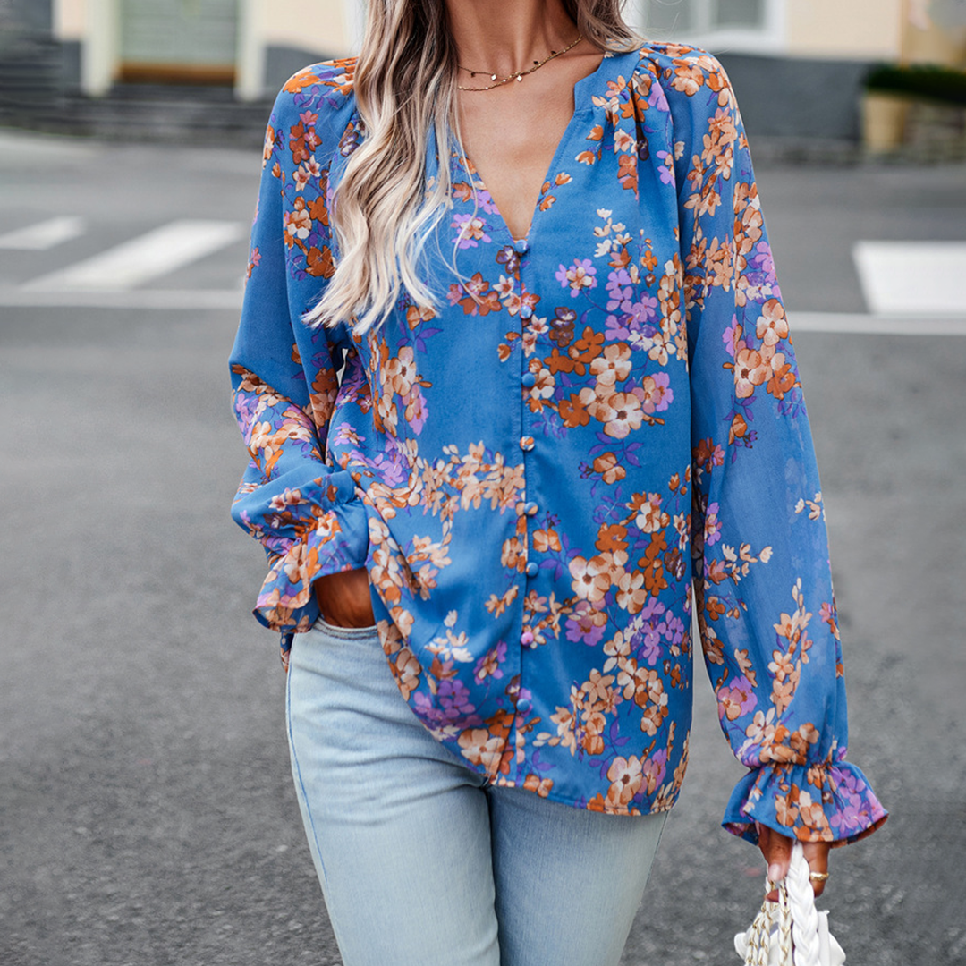 Amanda® | Elegant floral blouse for a fresh look