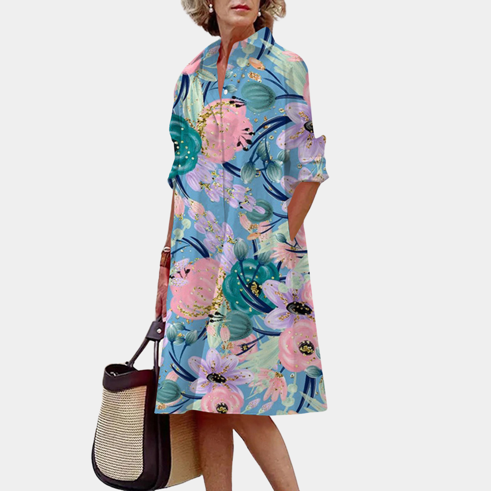Adriana® | Elegant Shirt Dress