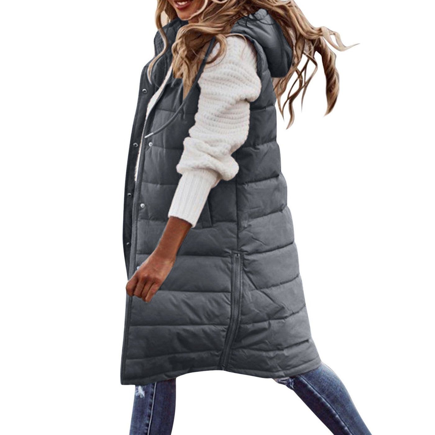Aveline® | Sleeveless long coat