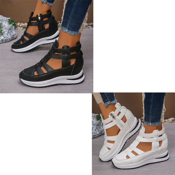 Juana® | Comfortable lightweight women's wedge sandals with zipper
