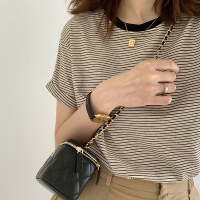 Angela® | Chloé Thin Stripes T-shirt