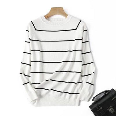 Ana Maria® | Striped sweater blouse