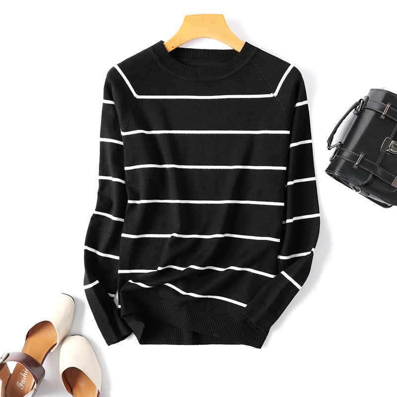 Ana Maria® | Striped sweater blouse