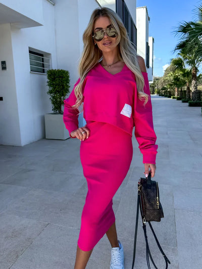 Francisca® | Casual sweatshirt and dress set