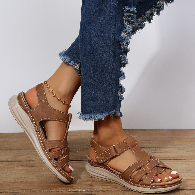 Belén® | Orthopedic hiking sandals women platform outdoor comfort