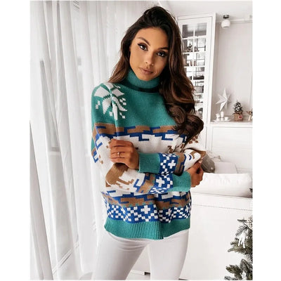 Madeline® | Christmas sweater with turtleneck