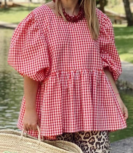 Aria® | red blouse