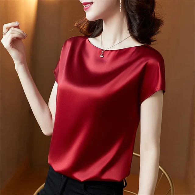 Ailsa® | Women'S Stylish Satin Blouse