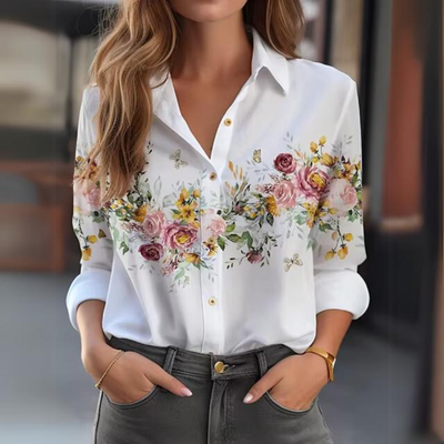 Fina® | Elegant floral blouse