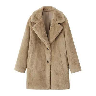 Guadalupe® | Long faux fur coat
