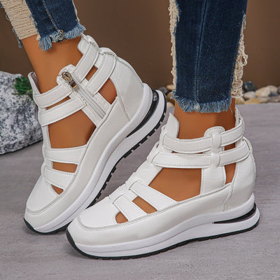 Juana® | Comfortable lightweight women's wedge sandals with zipper