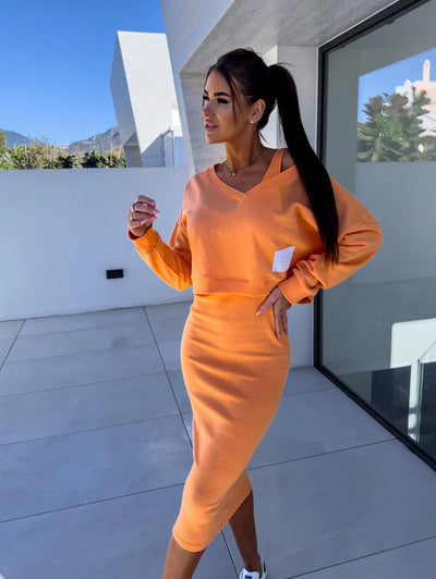 Francisca® | Casual sweatshirt and dress set