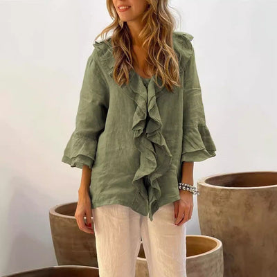 Alfhild® | Stylish Ruffle Blouse
