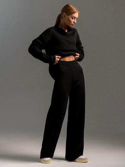 Victoria® | Women's long-sleeved polo shirt and trousers