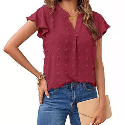 Amelina® | Women'S Sleeveless Blouse V-Neck