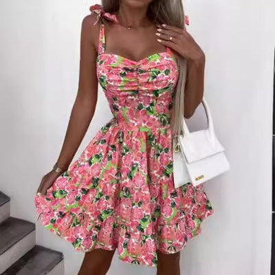Abigail® | Women'S Floral Dress With Adjustable Straps