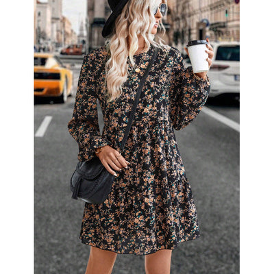 Maribel® | Women'S Blouse Dress With A Fine Floral Pattern And A Flattering Cut