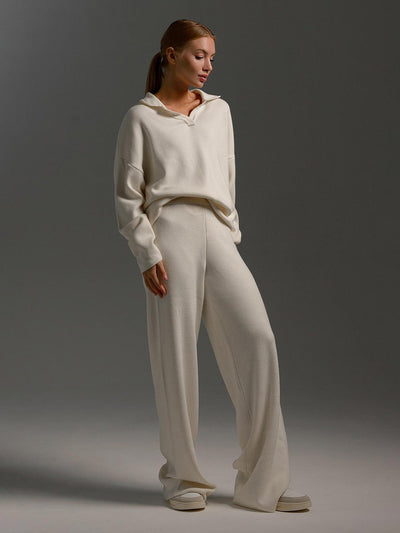 Victoria® | Women's long-sleeved polo shirt and trousers