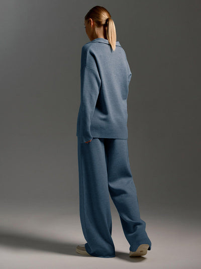 Victoria® | Women's long-sleeved polo shirt and trousers