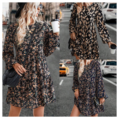 Maribel® | Women'S Blouse Dress With A Fine Floral Pattern And A Flattering Cut