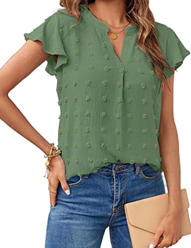 Amelina® | Women'S Sleeveless Blouse V-Neck