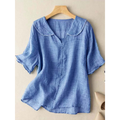 Alejandra® | Women'S V Neck Button Down Shirt