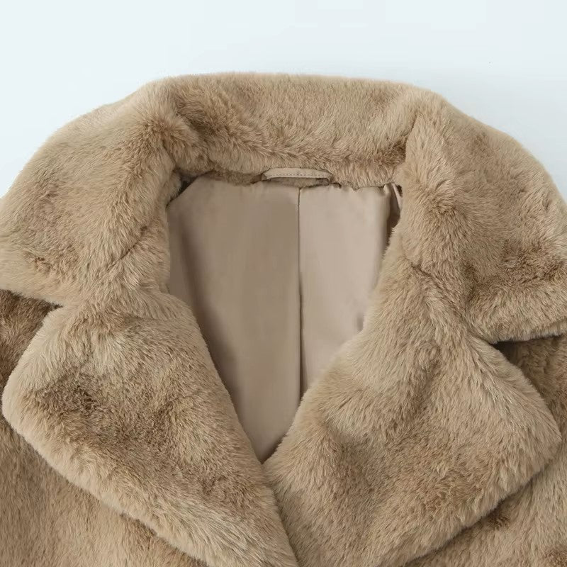 Guadalupe® | Long faux fur coat