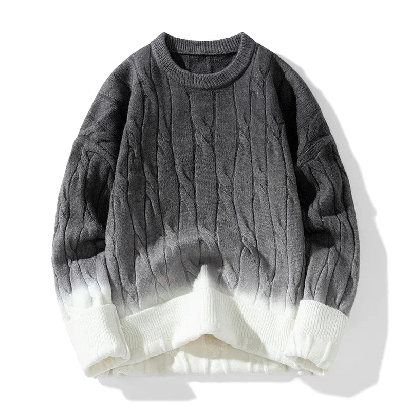 Giselle® | Knitted degradé women's sweater in a chunky style