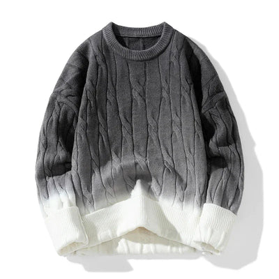 Giselle® | Knitted degradé women's sweater in a chunky style