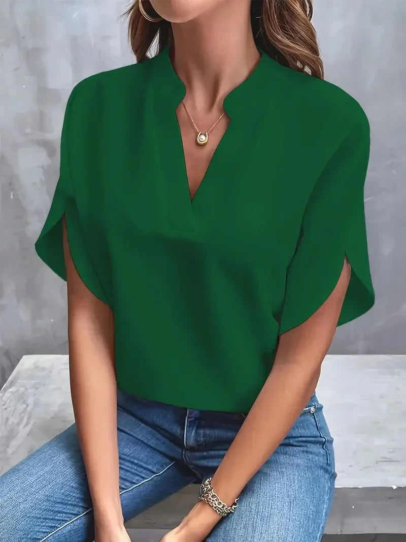Xaviera® | Ortrud Luxurious Women'S Elegant Chiffon Blouse