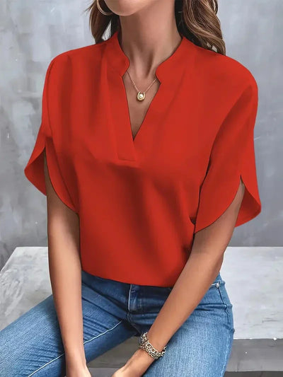 Xaviera® | Ortrud Luxurious Women'S Elegant Chiffon Blouse