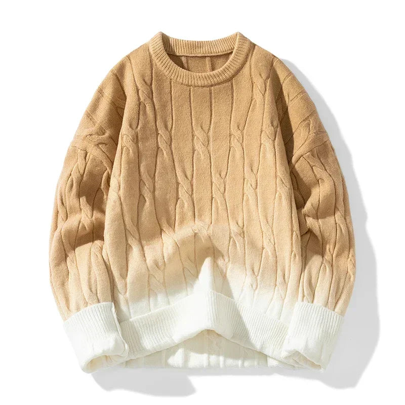Giselle® | Knitted degradé women's sweater in a chunky style