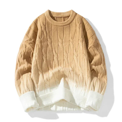Giselle® | Knitted degradé women's sweater in a chunky style