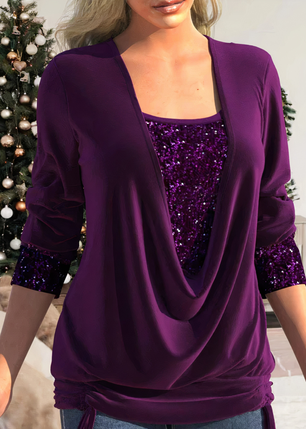 Angel® | The Glamor Sophistication Of Glittering Blouses