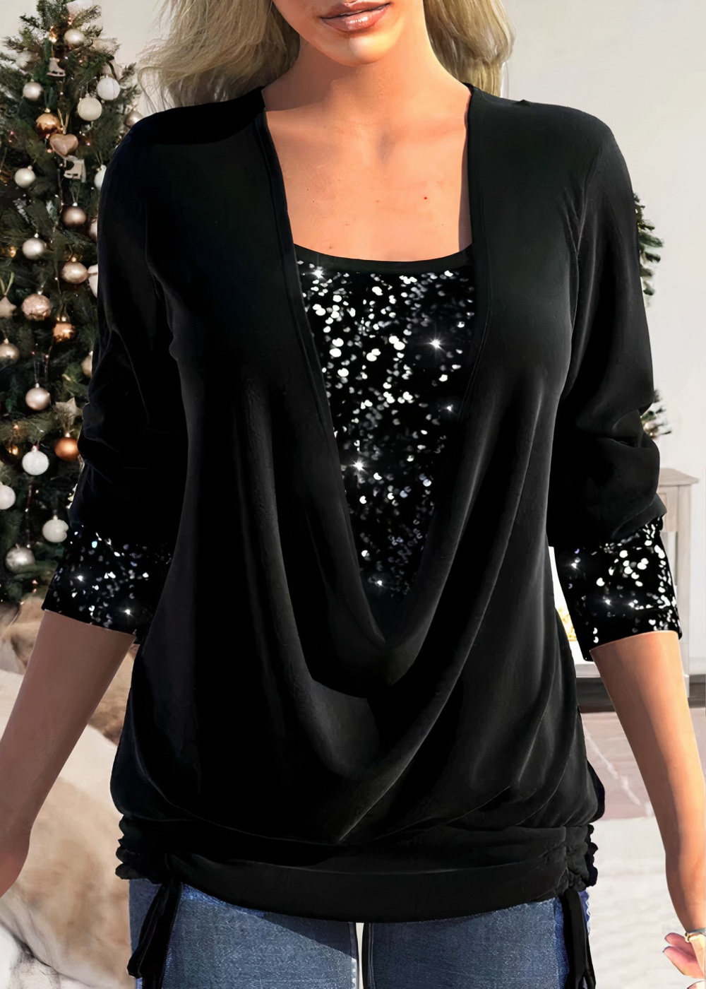 Angel® | The Glamor Sophistication Of Glittering Blouses