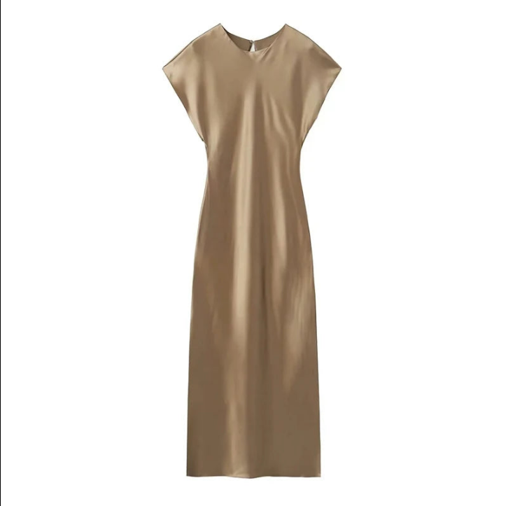 Daniela® | Elegantes Satin Midi Dresses