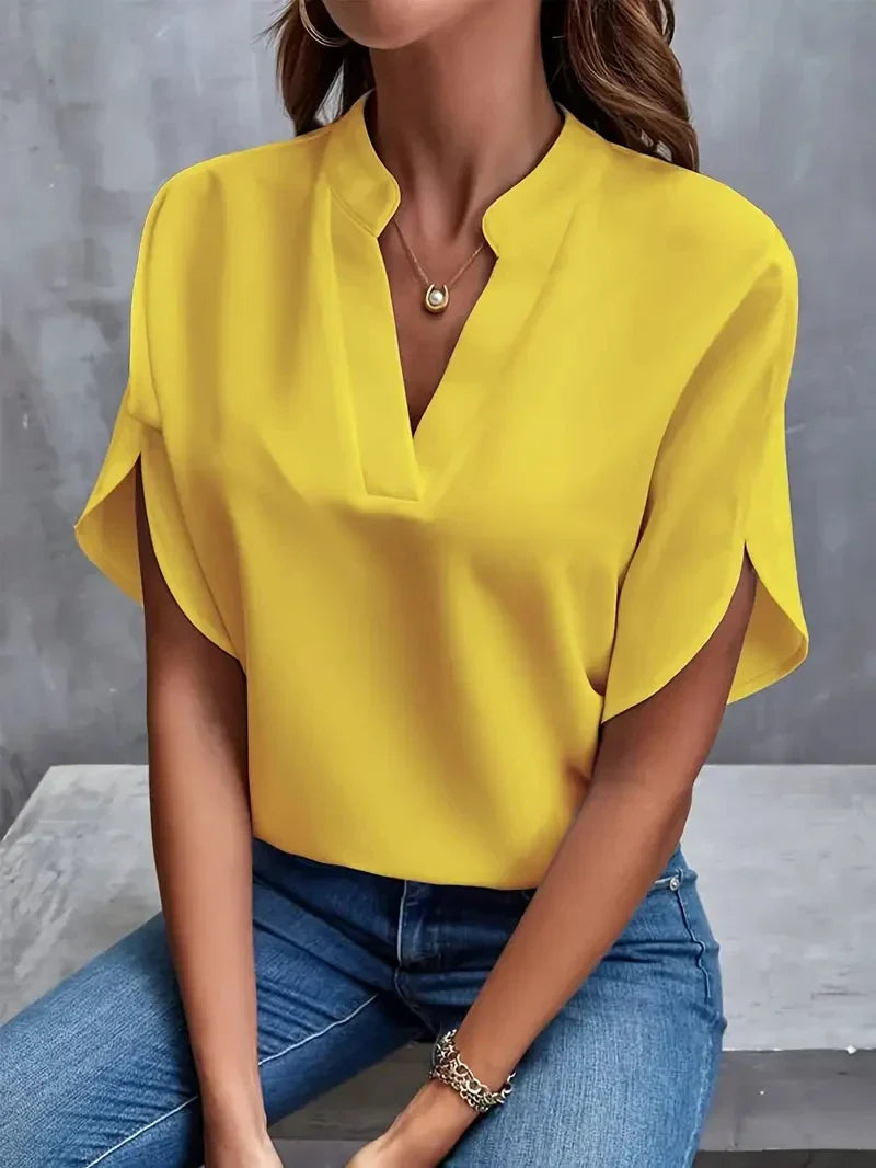 Xaviera® | Ortrud Luxurious Women'S Elegant Chiffon Blouse