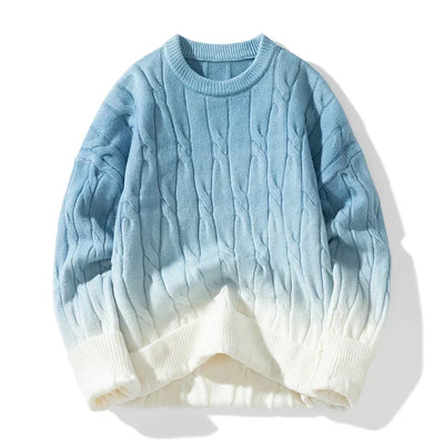Giselle® | Knitted degradé women's sweater in a chunky style